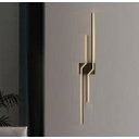 Ver imagem 4 de Arandela Moderna Slim Minimalista Geométrica Perfis Led Integrado 60cm Branca