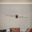Ver imagem 2 de Arandela Moderna Slim Minimalista Geométrica Perfis Led Integrado 60cm Branca