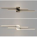 Ver imagem 6 de Arandela Moderna Slim Minimalista Geométrica Perfis Led Integrado 60cm Branca