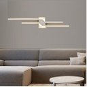 Ver mais imagens de Arandela Moderna Slim Minimalista Geométrica Perfis Led Integrado 60cm Branca