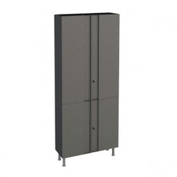 Conjunto Armário Multiuso 4 Portas e Balcão 2 Portas 2 Gavetas Multibox  - 4