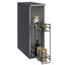 Ver imagem 5 de Balcão Porta-temperos 20 Cm Suspenso Cinza Nice Cinza