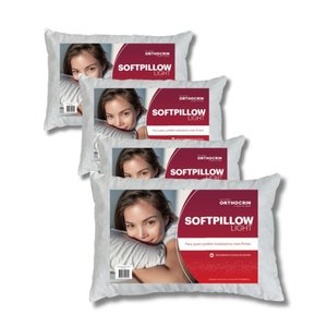 Kit Travesseiro Flocos de Espuma Orthocrin Softpillow Light