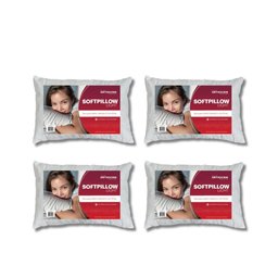 Kit Travesseiro Flocos de Espuma Orthocrin Softpillow Light - 2