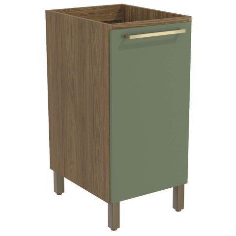 Armário de Cozinha Balcão 1 Porta 40cm com Pés M621 Botanic Kappesberg