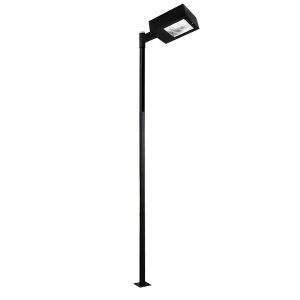 Poste Iluminaçao Publica Aço 3 Metros Pintura Eletrostatica Barra Suporte Luminaria Refletor Comerci