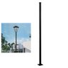 Poste Iluminaçao Publica Aço 3 Metros Pintura Eletrostatica Barra Suporte Luminaria Refletor Comerci - 5