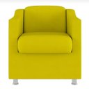 Ver imagem 3 de Kit 8 Poltronas Decorativa Reforçada Recepção Clinica Salão Suede Amarelo