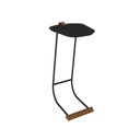 Ver imagem 1 de Mesa de Apoio Joinville Preto com Amêndoa Estrutura Preta