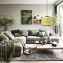 Ver imagem 5 de Pendente Palha Indiana Artesanal Redondo Rustico Mesa Nat57