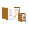 Quarto de Bebê Berço Evolution + Cômoda 6 Gvts + 02 Colchões:savana - 3