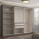 Ver imagem 5 de Guarda-roupa Casal Odisseia 6 Portas 2 Gavetas com Espelho - Panorama Móveis