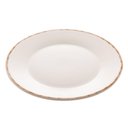 Ver imagem 3 de Prato Raso de Porcelana Branco Borda Bambu 27cm Lyor