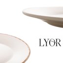 Ver imagem 5 de Prato Raso de Porcelana Branco Borda Bambu 27cm Lyor