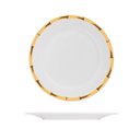 Ver imagem 6 de Prato Raso de Porcelana Branco Borda Bambu 27cm Lyor