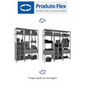 Ver imagem 5 de Closet Multiuso 4 Prateleiras 8 Nichos Oxford Espresso Móveis