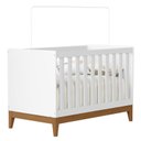 Ver imagem 3 de Guarda Roupa Infantil Flip 3 Portas com Berço Americano Flip Branco Acetinado - Reller
