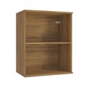 Ver imagem 4 de Armário Aéreo Celeste Kappesberg 100% Mdf 1 Porta Nogueira/branco 60cm