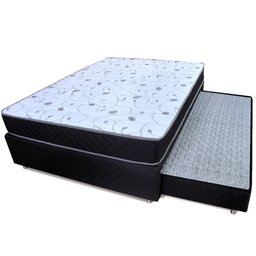 Colchão Casal D33 + Cama Box Colchão Auxiliar Bicama De Espuma 138x188x48cm BF Colchões - 1