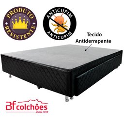 Colchão Casal D33 + Cama Box Colchão Auxiliar Bicama De Espuma 138x188x48cm BF Colchões - 6