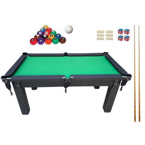 Mesa de Sinuca/Snooker/Bilhar com Kit Impar Sports - Verde