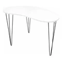Ver imagem 4 de Mesa Orgânica Canto Jantar Home Office 2 Lugares 90x60cm Madeira Ecom