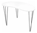 Ver imagem 4 de Mesa Orgânica Canto Jantar Home Office 2 Lugares 90x60cm Madeira Ecom