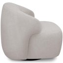 Ver imagem 6 de Kit 02 Poltronas Decorativa Orgânica Giratória para Sala Living Barolo L06 Bouclê Cinza - Lyam