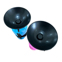 Ver imagem 5 de Bebedouro Garrafa Squeeze de Água Portátil Pet Cães Gatos Passeios Viagem - 500ml Azul