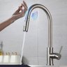 Torneira Touch Extensiva Bancada Cozinha Misturador Monocomando Gourmet - 4