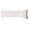 Rodapé de MDF 7cmX15mmX2,40m Frisado Resistente a Umidade 703  - 1