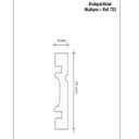 Ver imagem 3 de Rodapé de MDF 7CMX15MMX2,40m Frisado Resistente a Umidade 703 Branco Moldufama