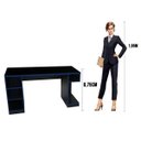 Ver imagem 6 de Mesa Gamer Pro Escrivaninha 5 Nichos 136cm Espresso Móveis