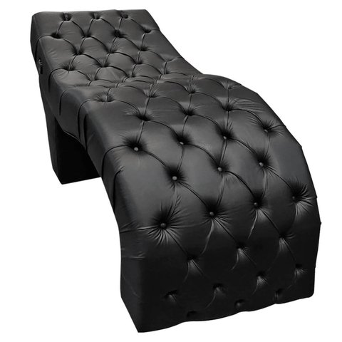 Maca para Extensão e Sobrancelhas com Massagem + Cadeira Mocho Corino Preto Sofa Store