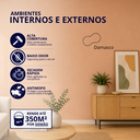 Ver imagem 2 de Tinta Acrílica Standard Fosco 18L Cor Damasco Antimofo Baixo Odor Durín