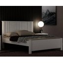 Ver imagem 1 de Cama Casal Milano Branco - Leifer