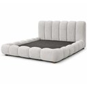 Ver imagem 5 de Cama Japonesa com Cabeceira King Nuvem Linho Cinza Claro - Sallar Home