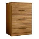 Ver imagem 1 de Cômoda 03 Gavetas Moval Vitória 042036 Cor Freijó