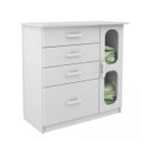 Ver imagem 6 de Quarto Infantil Completo com Guarda-Roupas 3 Portas, Cômoda e Berço Multifuncional Rodial Moveis Rod