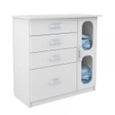 Ver imagem 7 de Quarto Infantil Completo com Guarda-Roupas 3 Portas, Cômoda e Berço Multifuncional Rodial Moveis Rod