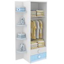 Ver imagem 3 de Quarto Completo Infantil com Guarda-Roupas, Cômoda e Berço Rodial Moveis Rodial