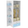 Quarto Completo Infantil com Guarda-Roupas, Cômoda e Berço Rodial Moveis Rodial - 3
