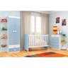 Quarto Completo Infantil com Guarda-Roupas, Cômoda e Berço Rodial Moveis Rodial - 1