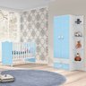 Quarto Completo Infantil com Guarda-Roupas, Cômoda e Berço Rodial Moveis Rodial - 2