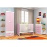 Quarto Completo Infantil com Guarda-Roupas, Cômoda e Berço Rodial Moveis Rodial - 1
