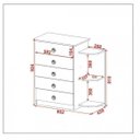 Ver mais imagens de Quarto Infantil Completo com Guarda-Roupas, Cômoda e Berço Rodial Moveis Rodial