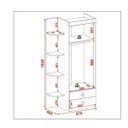 Ver imagem 5 de Quarto Infantil Completo com Guarda-Roupas, Cômoda e Berço Rodial Moveis Rodial