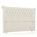 Ver imagem 1 de Cabeceira Cama Box Casal King 195cm Dust P02 Linho Creme - Mpozenato