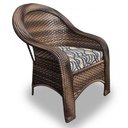 Ver imagem 2 de Conjunto de Poltronas Fibra Sintética Tóquio - 2 Poltronas + 1 Mesa Centro - Tecido Corda Náutica