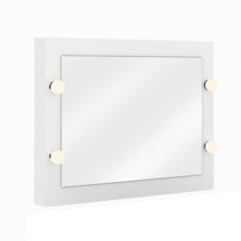 Painel com Espelho para Penteadeira Multimóveis CR35019 Branco